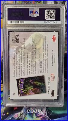 2023 Upper Deck Flair Marvel PSA 10 Hulk Twilight Parallel 1/5 #6