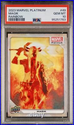 2023 Upper Deck MARVEL PLATINUM RAINBOW #49 MAGIK PSA 10 Gem Mint LOW POP 2023 Upper Deck MARVEL PLATINUM RAINBOW #49 MAGIK PSA 10 Gem Mint LOW POP