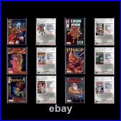2023 Upper Deck Marvel Platinum Cover Variant Complete Set 100 Cards Collection 2023 Upper Deck Marvel Platinum Cover Variant Complete Set 100 Cards Collection