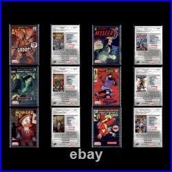 2023 Upper Deck Marvel Platinum Cover Variant Complete Set 100 Cards Collection 2023 Upper Deck Marvel Platinum Cover Variant Complete Set 100 Cards Collection
