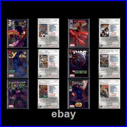 2023 Upper Deck Marvel Platinum Cover Variant Complete Set 100 Cards Collection 2023 Upper Deck Marvel Platinum Cover Variant Complete Set 100 Cards Collection