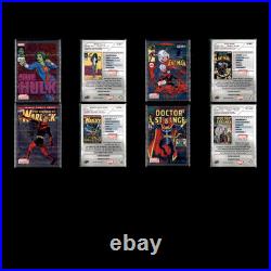 2023 Upper Deck Marvel Platinum Cover Variant Complete Set 100 Cards Collection 2023 Upper Deck Marvel Platinum Cover Variant Complete Set 100 Cards Collection
