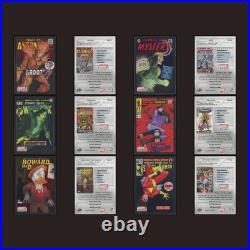 2023 Upper Deck Marvel Platinum Cover Variant Complete Set 100 Cards Spider-Man