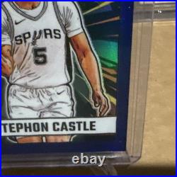 2024-25 Panini Donruss Optic Stephon Castle #12 Net Marvels Rookie RC Blue /49 2024-25 Panini Donruss Optic Stephon Castle #12 Net Marvels Rookie RC Blue /49