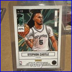 2024-25 Panini Donruss Optic Stephon Castle #12 Net Marvels Rookie RC Blue /49 2024-25 Panini Donruss Optic Stephon Castle #12 Net Marvels Rookie RC Blue /49