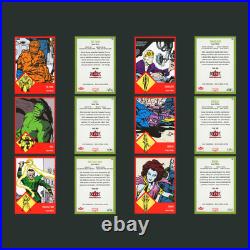2024 Fleer Throwbacks 59-63 Marvel Edition Red Complete Set 60 Cards Spider-Man
