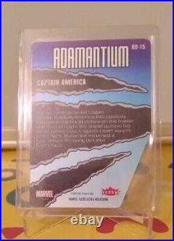 2024 Fleer Ultra Wolverine Captain America Adamantium AD-15