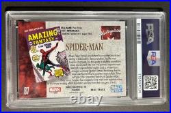 2024 Marvel Masterpieces'92 Platinum Spider-Man Blue Traxx #87 PSA 10