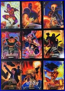 2024 Marvel Masterpieces Nahuel Grego Gold Signature Tier 2 Set! Cards 37-63