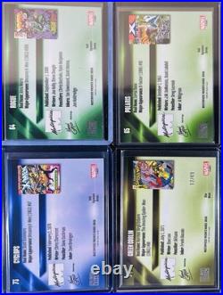 2024 Marvel Masterpieces Nahuel Grego Gold Signature Tier 3 Set! Cards 64-81