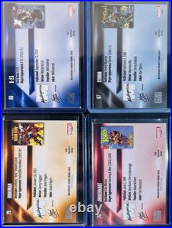 2024 Marvel Masterpieces Nahuel Grego Gold Signature Tier 3 Set! Cards 64-81