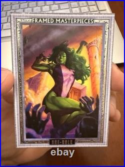 2024 Marvel Masterpieces Nahuel Grego Silver Frame She Hulk 06/10 2024 Marvel Masterpieces Nahuel Grego Silver Frame She Hulk 06/10