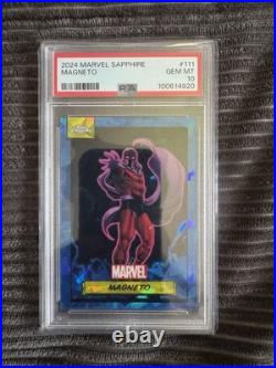 2024 Marvle Sapphire Magneto Gem MT PSA10 2024 Marvle Sapphire Magneto Gem MT PSA10