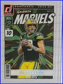 2024 Panini Clearly Donruss Jordan Love Gridiron Marvels 2024 Panini Clearly Donruss Jordan Love Gridiron Marvels