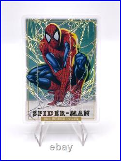 2024 Skybox 92 Marvel Masterpieces Platinum Plexi #87 Spider Man