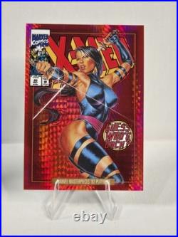 2024 Skybox Marvel 92 Platinum Red Prism Variant Lot /292 #97-V #65-V 34-V 44-V