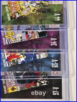 2024 Skybox Marvel 92 Platinum Red Prism Variant Lot /292 #97-V #65-V 34-V 44-V