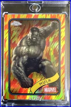 2024 Topps Chrome 37 /39! Marvel Hulk Human Torch Refractor