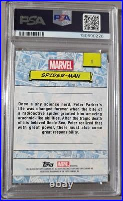 2024 Topps Chrome Marvel #1 Spider-Man PSA 10 GEM MINT