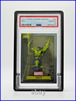 2024 Topps Chrome Marvel #43 HULK PSA 10 GEM MINT 2024 Topps Chrome Marvel #43 HULK PSA 10 GEM MINT