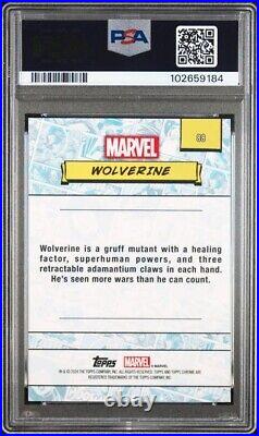 2024 Topps Chrome Marvel #88 Wolverine PSA 10 GEM MINT