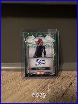 2024 Topps Chrome Marvel Black Widow Auto #/99 Green Wave (? US Seller) 2024 Topps Chrome Marvel Black Widow Auto #/99 Green Wave (? US Seller)
