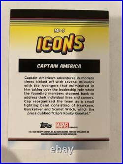 2024 Topps Chrome Marvel Captain America Icons Orange Refractor /25