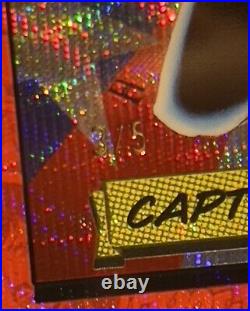 2024 Topps Chrome Marvel Captain America Refractor Red Wave /5 SSP Case Hit US