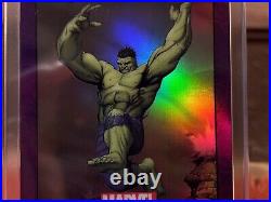 2024 Topps Chrome Marvel Hulk Purple Refractor 74/75