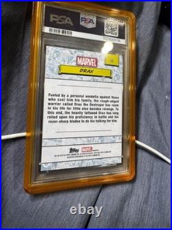 2024 Topps Chrome Marvel Sapphire Ed Orange #91 Drax 8/25 Psa 10 Pop 5