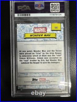 2024 Topps Chrome Marvel Sapphire Wonder Man Gold Refractor 24/50 PSA 10 2024 Topps Chrome Marvel Sapphire Wonder Man Gold Refractor 24/50 PSA 10
