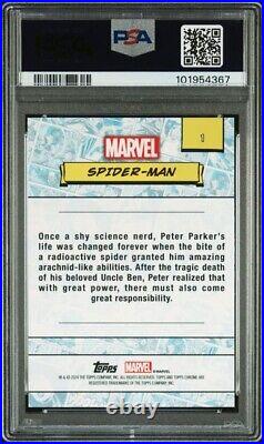 2024 Topps Chrome Marvel Spider-Man #1 PSA 10 GEM MINT 2024 Topps Chrome Marvel Spider-Man #1 PSA 10 GEM MINT