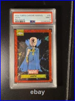 2024 Topps Chrome Marvel UATU RED WAVE THE WATCHER PSA 9 4/5