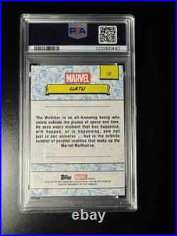 2024 Topps Chrome Marvel UATU RED WAVE THE WATCHER PSA 9 4/5