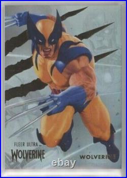 2024 UD Marvel Fleer Ultra Wolverine Silver Base Set 100 Cards X-23 Deadpool