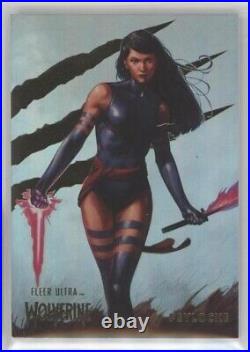 2024 UD Marvel Fleer Ultra Wolverine Silver Base Set 100 Cards X-23 Deadpool