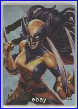 2024 UD Marvel Fleer Ultra Wolverine Silver Base Set 100 Cards X-23 Deadpool