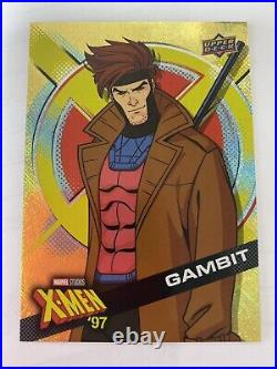 2024 UPPER DECK MARVEL X-MEN 97 Gambit Trading Card #5 SDCC Gold Parallel SP