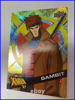 2024 UPPER DECK MARVEL X-MEN 97 Gambit Trading Card #5 SDCC Gold Parallel SP