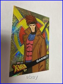 2024 UPPER DECK MARVEL X-MEN 97 Gambit Trading Card #5 SDCC Gold Parallel SP