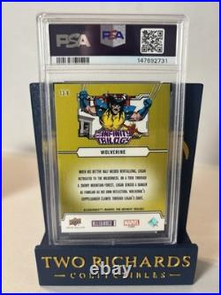 2024 Upper Deck Marvel Infinity Trilogy Wolverine Rainbow Variant 13-V PSA 8