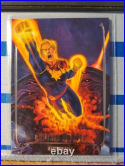 2024 Upper Deck Marvel Masterpieces #87 Captain Marvel Tier 4 #20/99 Rare SP