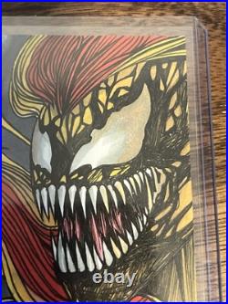 2024 Upper Deck Marvel Renditions Carnage Sketch 1/1 Artist Alvin Manalo