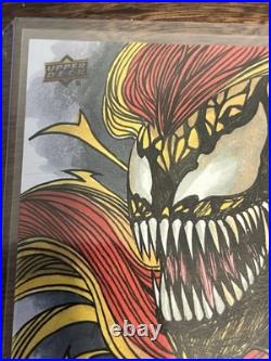 2024 Upper Deck Marvel Renditions Carnage Sketch 1/1 Artist Alvin Manalo
