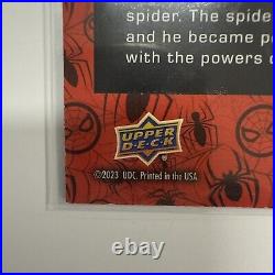 2024 Upper Deck Marvel Spider-Man Peter Parker Gold 31/33 Foil #1 2024 Upper Deck Marvel Spider-Man Peter Parker Gold 31/33 Foil #1