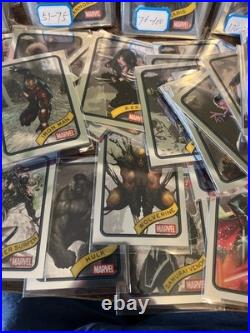 2025Topps Chrome Marvel complete set 1-200? Amazing Cards, All Sleeved NM