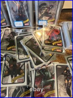 2025Topps Chrome Marvel complete set 1-200? Amazing Cards, All Sleeved NM 2025Topps Chrome Marvel complete set 1-200? Amazing Cards, All Sleeved NM