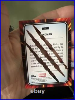 2025Topps Marvel Chrome SANDMAN Wolverine Clawed, 11/20? CASE HIT! 