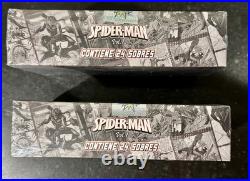 2025 BOX MARVEL SPIDER-MAN Collectoons Cards 24 Packs Peru USA Shipping 2 BOXES