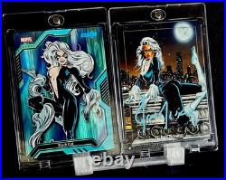 2025 Cosmos Black Cat Parallel 5/45 Kakawow. 1992 Marvel Masterpiece Jusko Auto